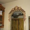 Plater arch with painted design and hand rubbed with wax finish